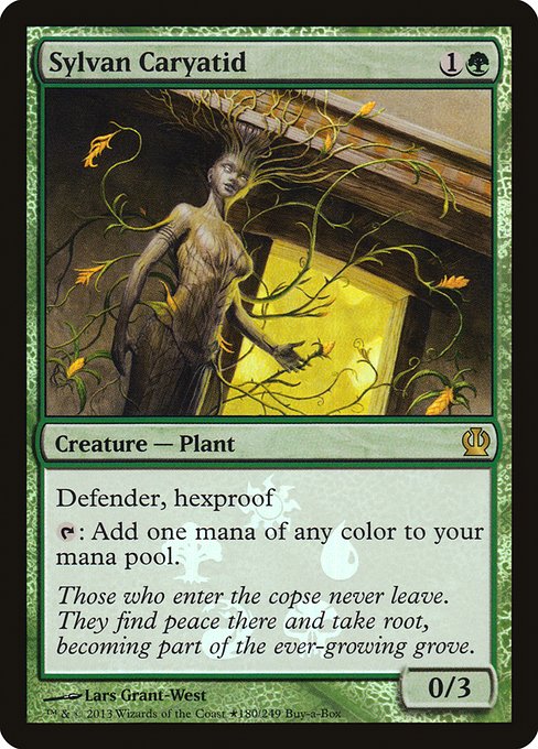 Sylvan Caryatid from Theros Promos