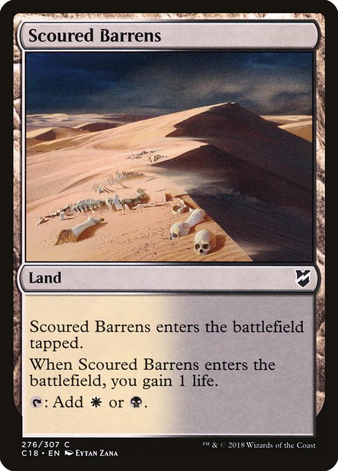 Scoured Barrens from Commander 2018