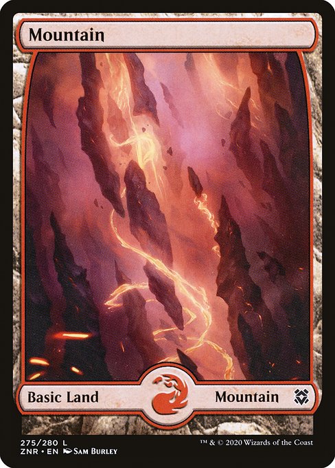 Mountain from Zendikar Rising