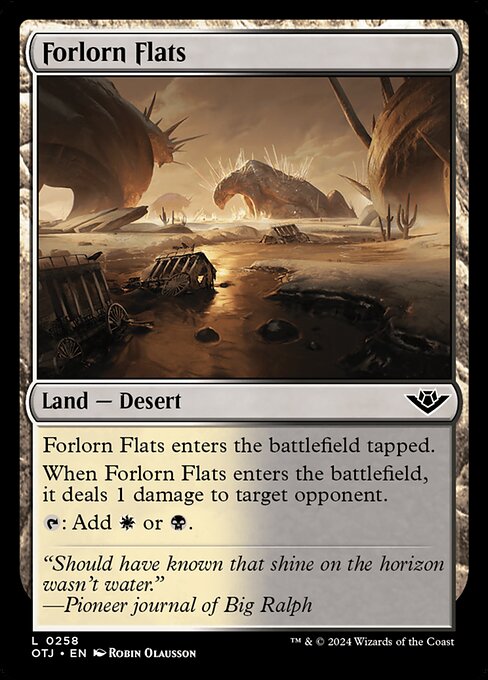 Forlorn Flats highlighted card art