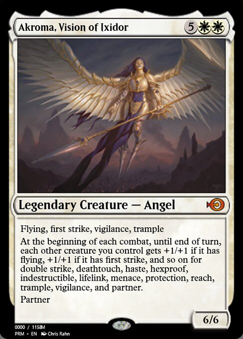 Akroma, Vision of Ixidor highlighted card art