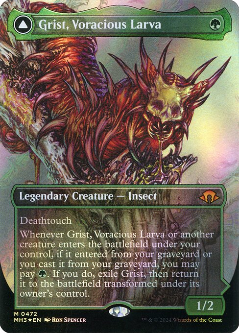Grist, Voracious Larva // Grist, the Plague Swarm from Modern Horizons 3