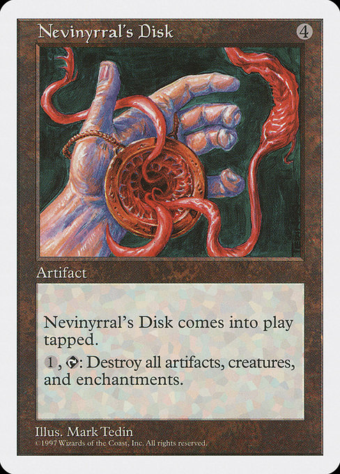 Nevinyrral's Disk from Fifth Edition