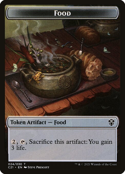 Food from Commander 2021 Tokens