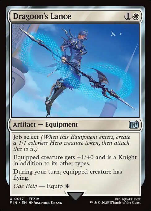 Dragoon's Lance highlighted card art