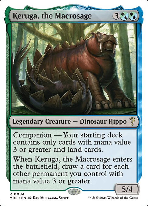 Keruga, the Macrosage highlighted card art