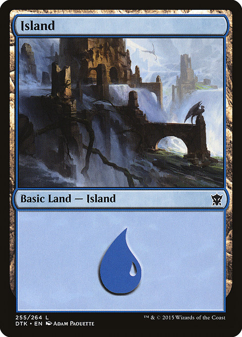 Island from Dragons of Tarkir