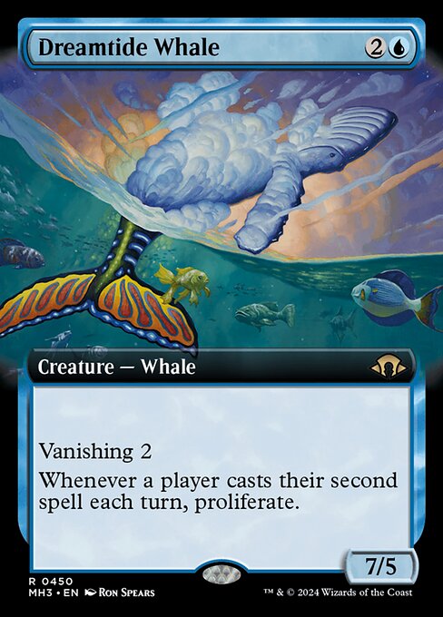 Dreamtide Whale highlighted card art