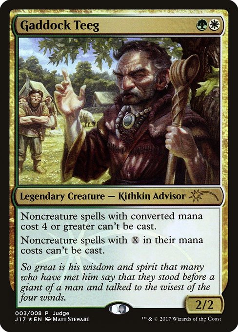 Gaddock Teeg from Judge Gift Cards 2017