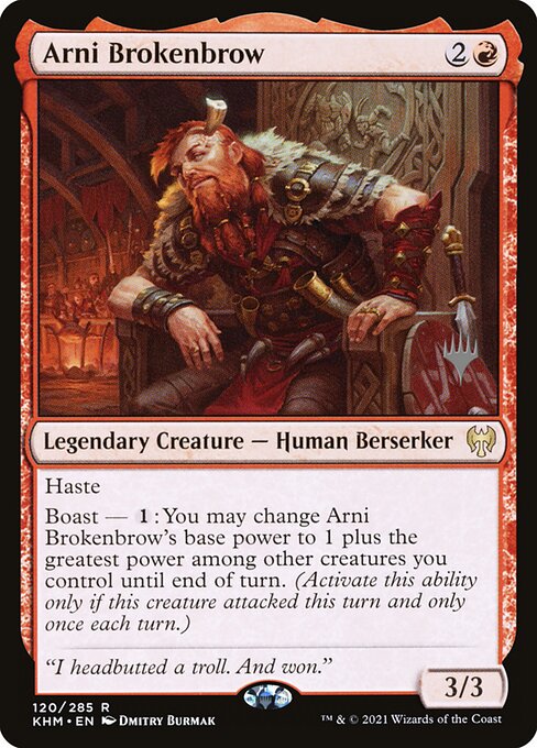 Arni Brokenbrow from Kaldheim Promos