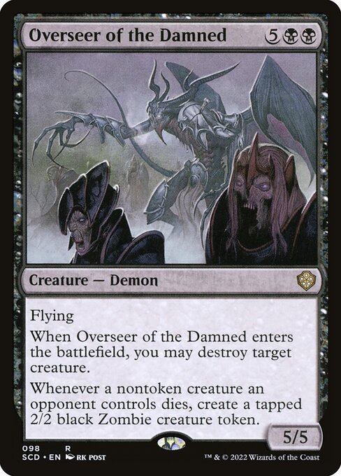 Overseer of the Damned from Starter Commander Decks