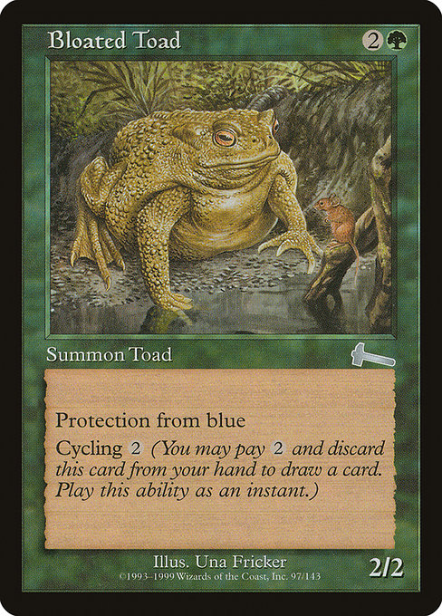 Bloated Toad highlighted card art