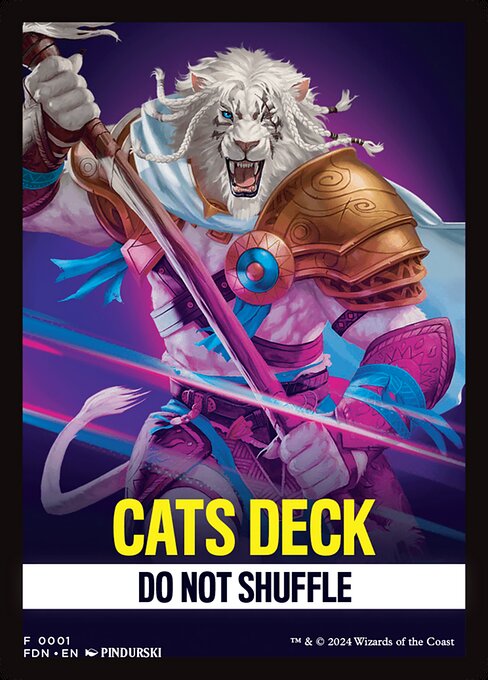 Cats highlighted card art