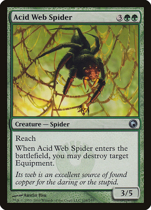 Acid Web Spider highlighted card art