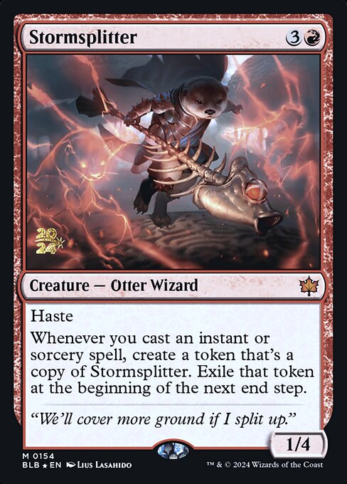 Stormsplitter from Bloomburrow Promos