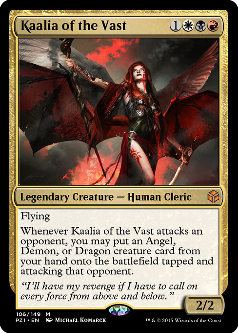 Kaalia of the Vast from Legendary Cube Prize Pack