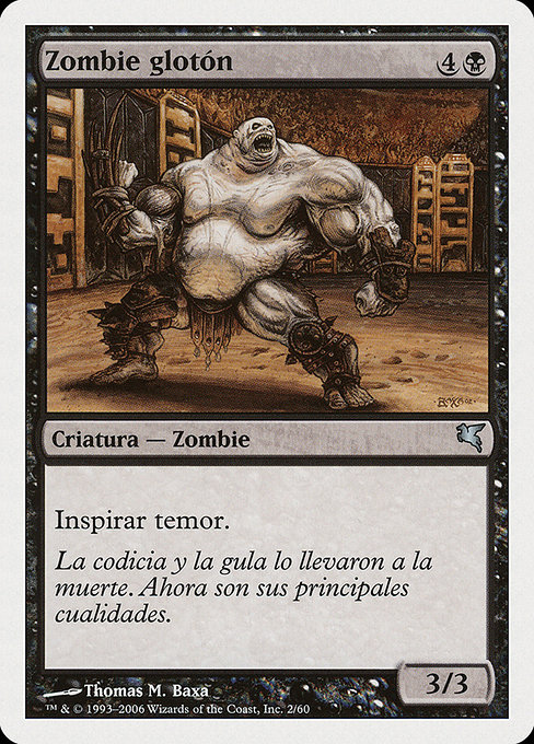 Gluttonous Zombie from Salvat 2005