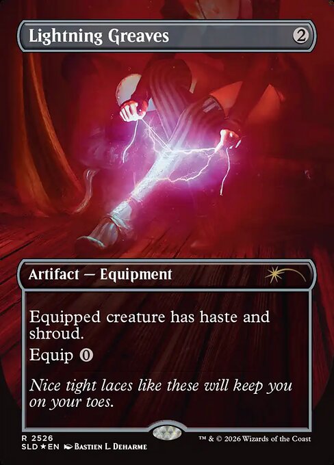 Lightning Greaves from Secret Lair Drop
