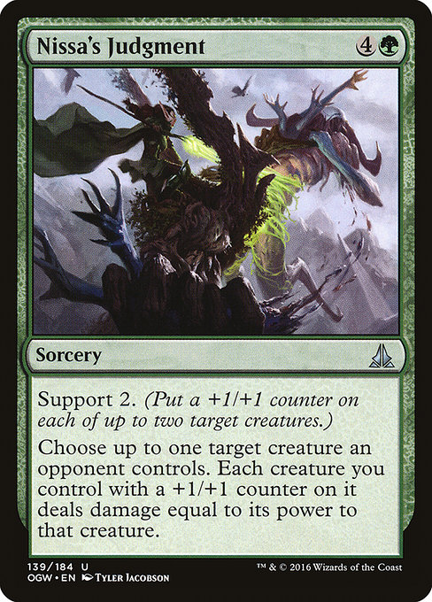 Nissa's Judgment from Oath of the Gatewatch