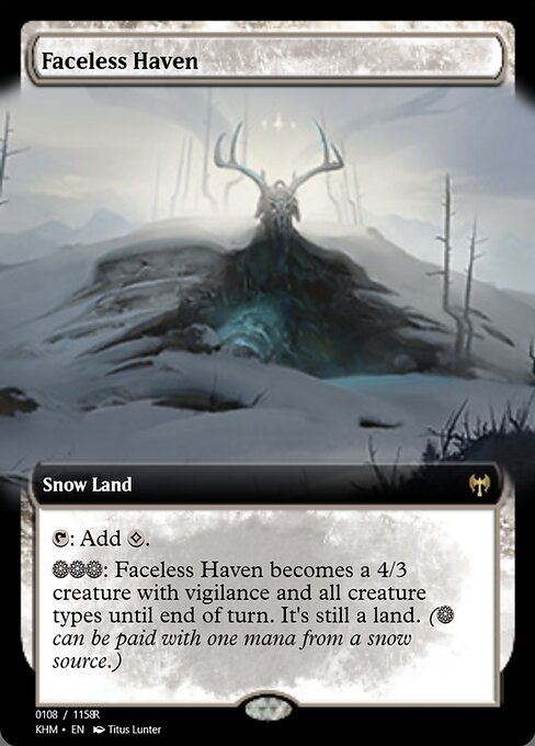 Faceless Haven highlighted card art