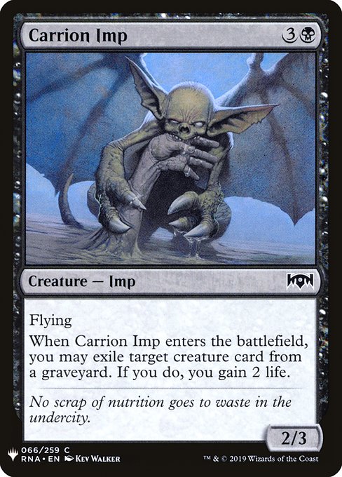 Carrion Imp highlighted card art