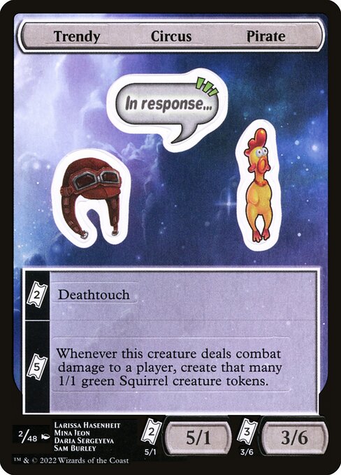 Trendy Circus Pirate highlighted card art