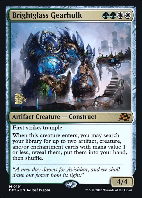 Brightglass Gearhulk from Aetherdrift Promos