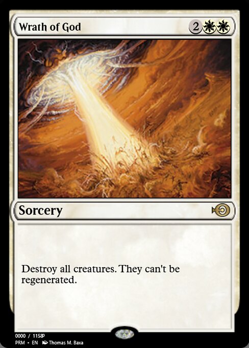 Wrath of God from Magic Online Promos