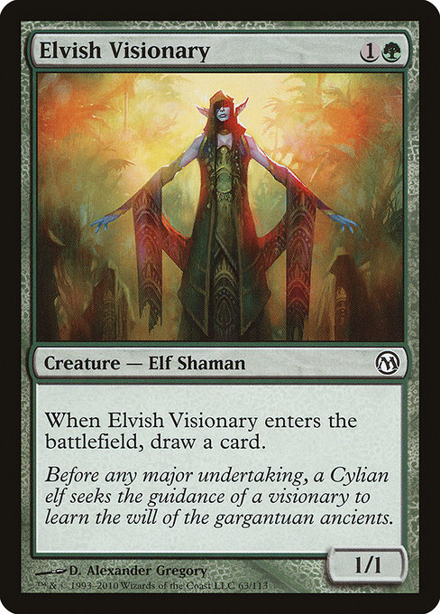 Elvish Visionary from Duels of the Planeswalkers