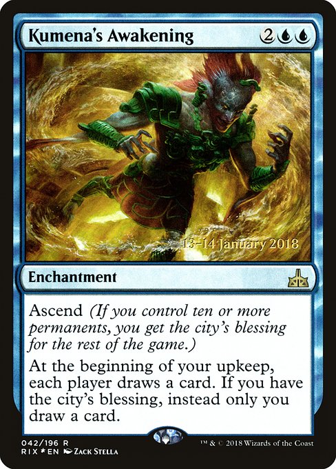 Kumena's Awakening from Rivals of Ixalan Promos