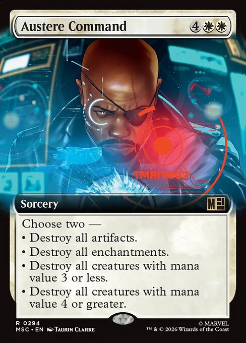 Austere Command highlighted card art