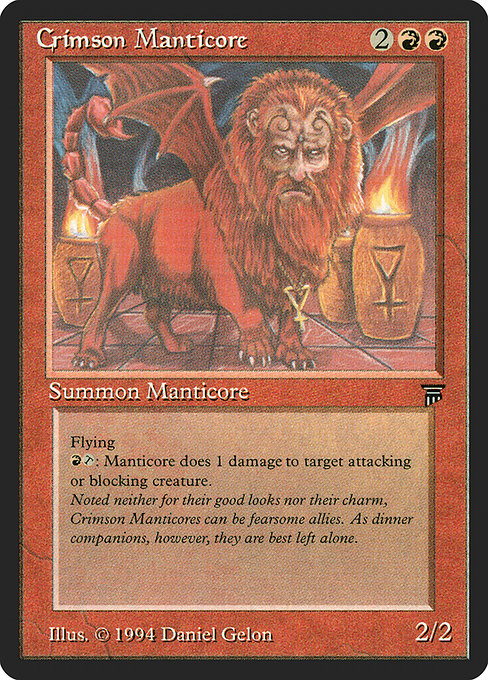 Crimson Manticore from Legends