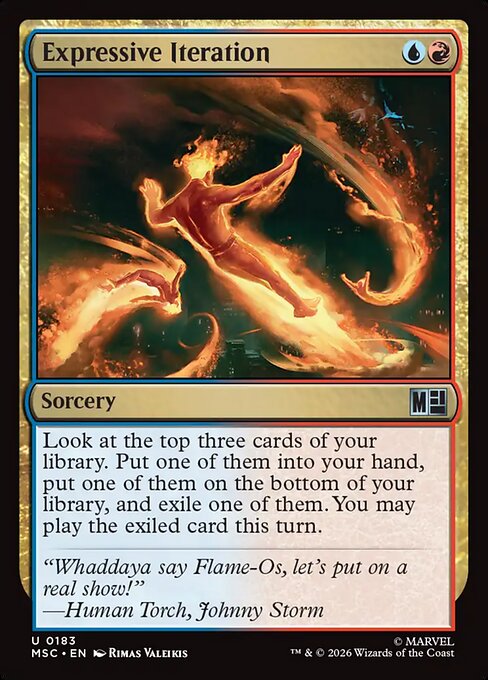 Expressive Iteration from Marvel Super Heroes Commander