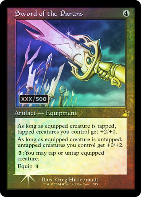 Sword of the Paruns from Ravnica Remastered