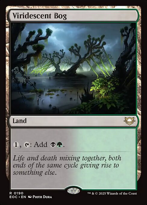 Viridescent Bog highlighted card art