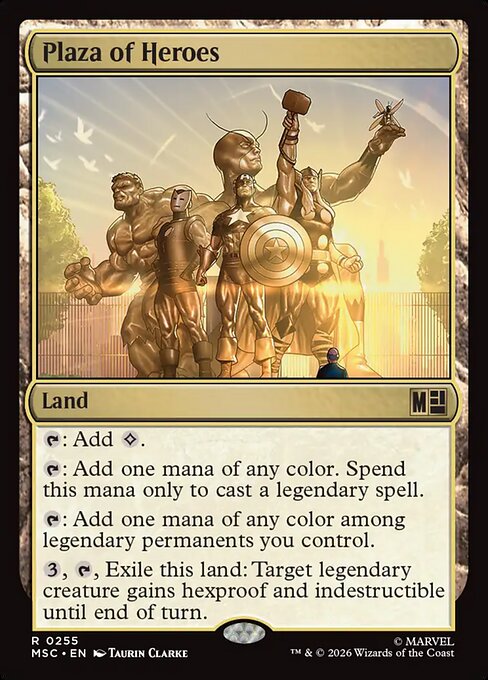 Plaza of Heroes from Marvel Super Heroes Commander