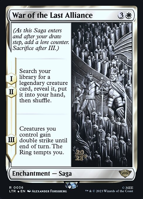 War of the Last Alliance from Tales of Middle-earth Promos