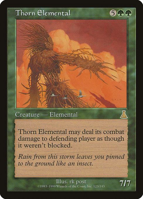 Thorn Elemental from Urza's Destiny