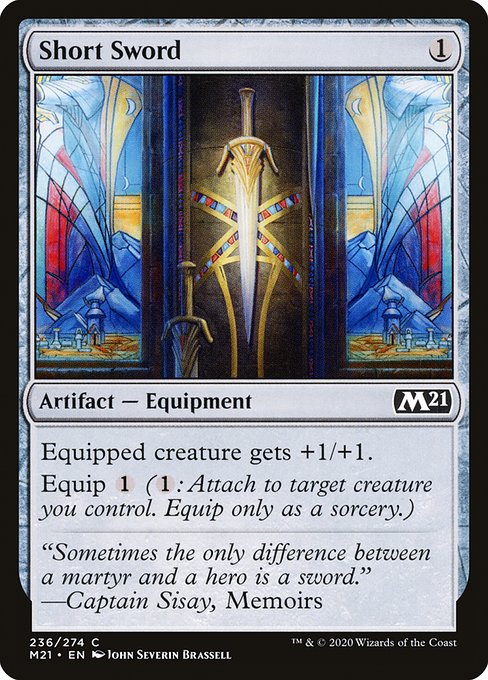 Short Sword highlighted card art