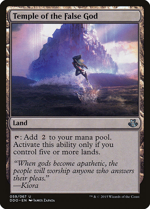 Temple of the False God from Duel Decks: Elspeth vs. Kiora
