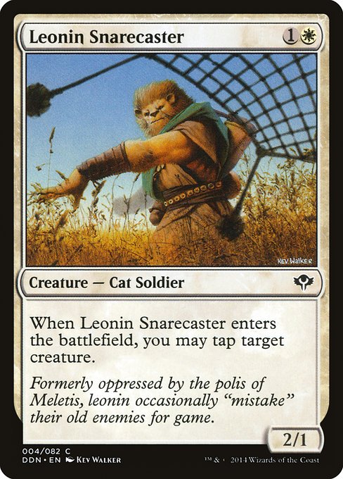 Leonin Snarecaster from Duel Decks: Speed vs. Cunning