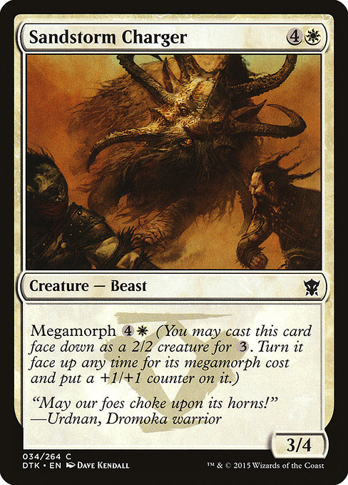 Sandstorm Charger from Dragons of Tarkir