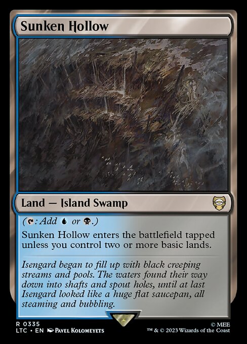 Sunken Hollow from Tales of Middle-earth Commander