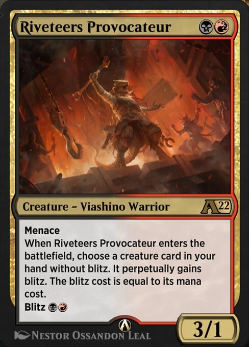 Riveteers Provocateur highlighted card art