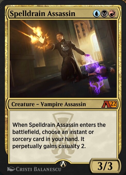Spelldrain Assassin highlighted card art