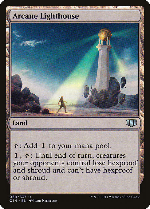 Arcane Lighthouse from Commander 2014