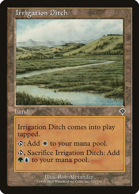 Irrigation Ditch highlighted card art