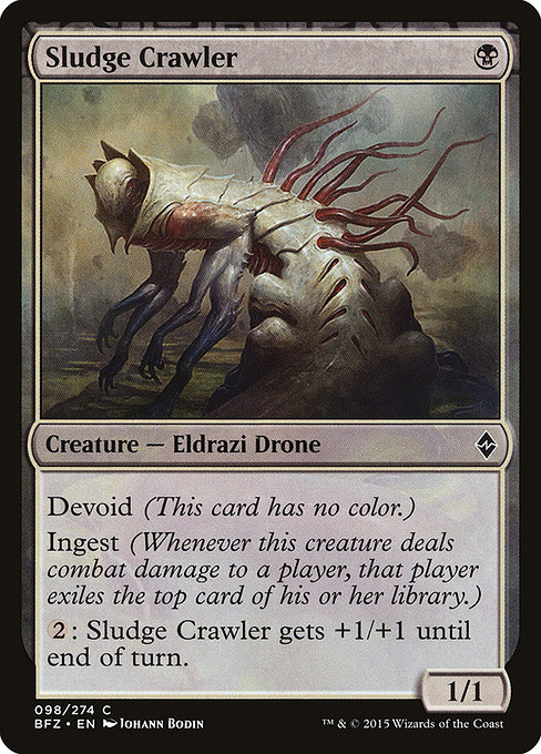 Sludge Crawler highlighted card art