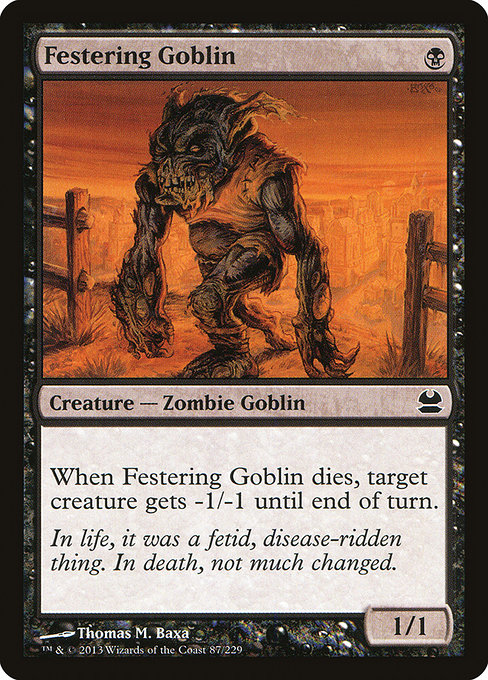 Festering Goblin from Modern Masters