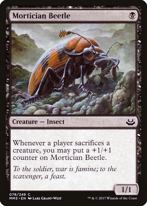 Mortician Beetle highlighted card art